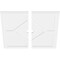 Ekena Millwork Embry Architectural Grade PVC Contemporary Ceiling Medallion, Two Piece, 40"OD x 3"ID x 14"C x 1"P CMP40EY2-03000 - alternate 2